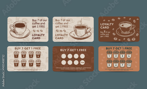 Bonus card hand drawn style, vector.	
