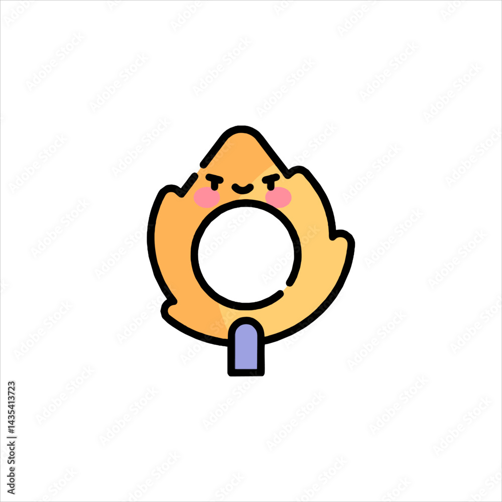 Naklejka premium funny cartoon eye