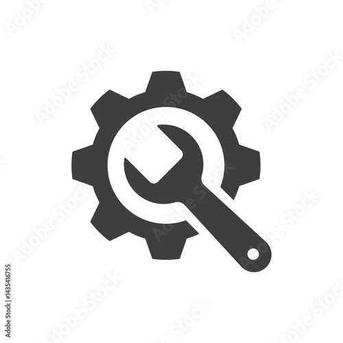 Service tools icon on white background.