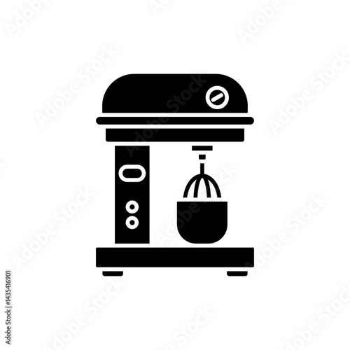 mixer icon, simple flat style, illustration, logo sign symbol pictogram template, for ui or ux isolated on white for mobile app, editable