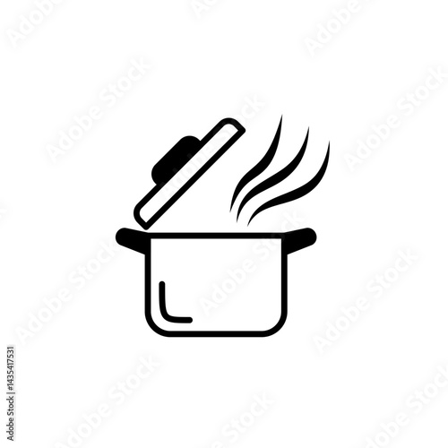 pan icon, simple flat style, illustration, logo sign symbol pictogram template, for ui or ux isolated on white for mobile app, editabl