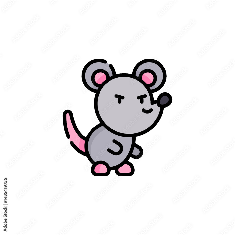 Fototapeta premium mouse with heart