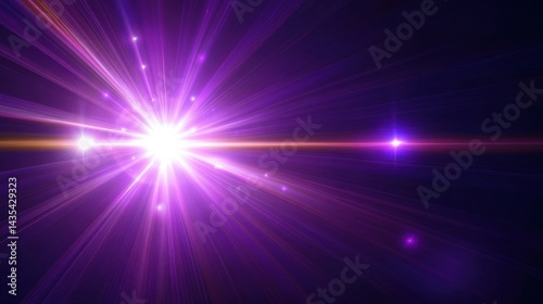 purple light rays burst background