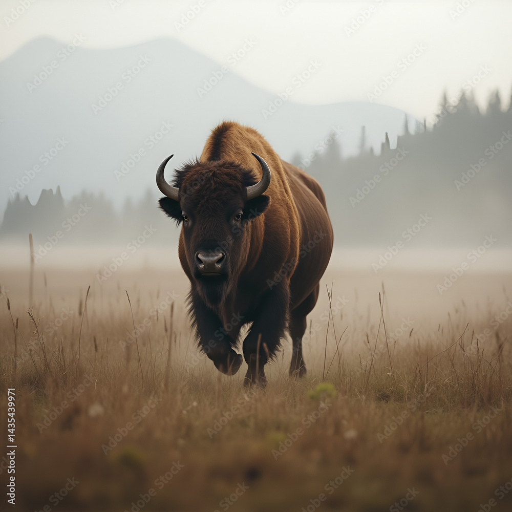 buffalo in the field