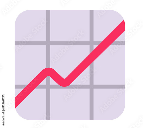 Increasing Chart Emoji,Upward Trend Graph
