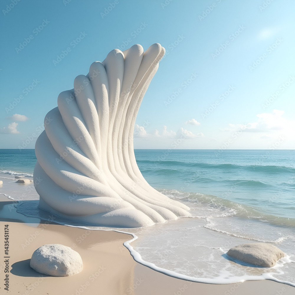sea view from the beach
