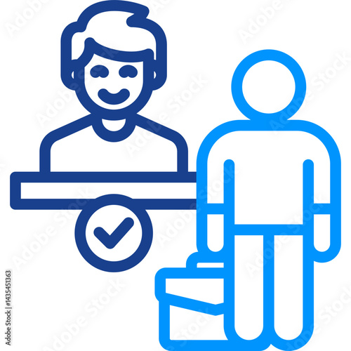Check In Desk Icon