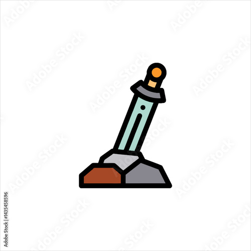 vector illustration of a microscope
