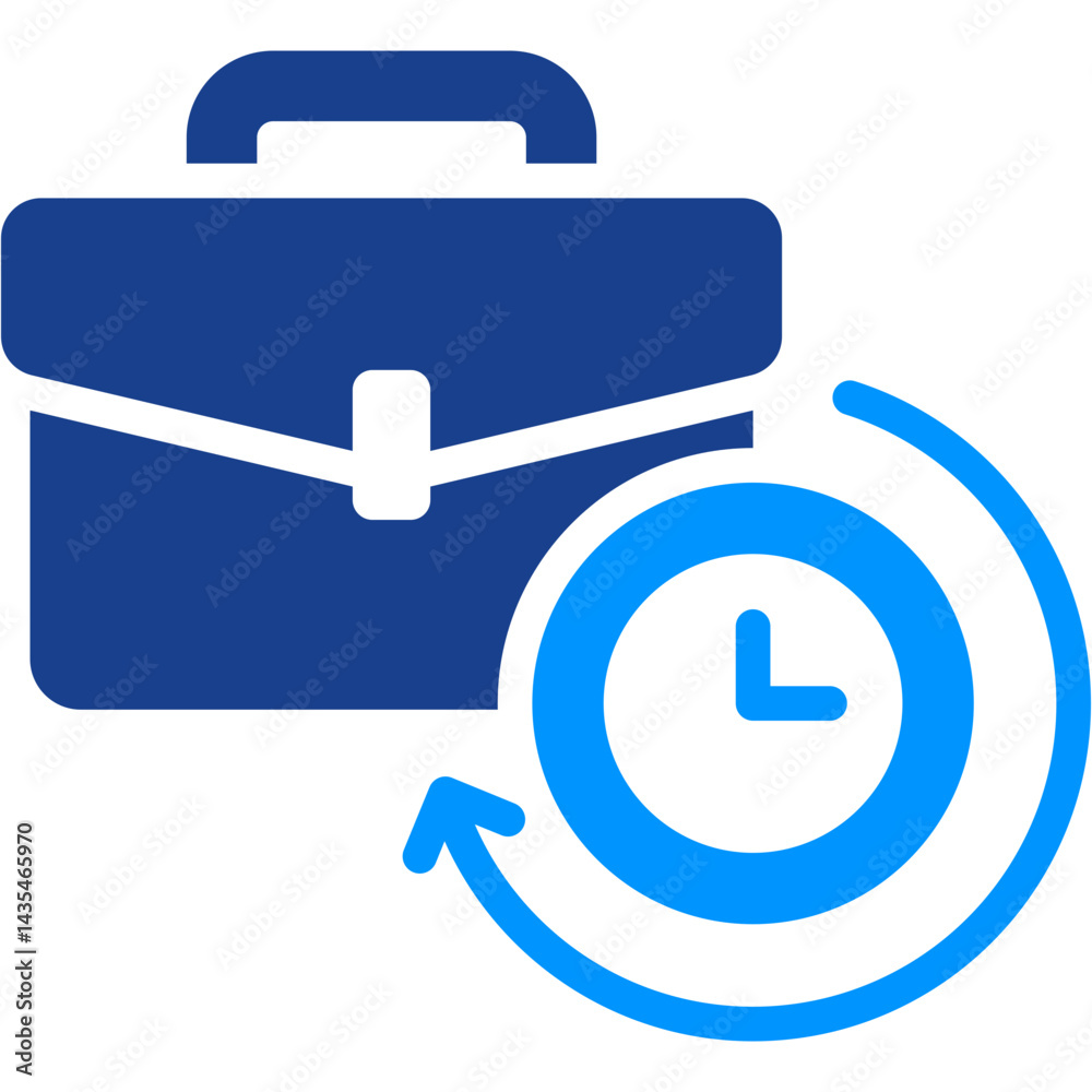 Obraz premium Working Hours Icon