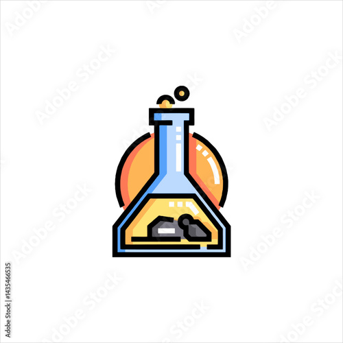 laboratory flask icon