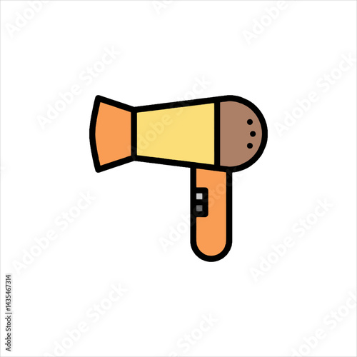 hair dryer vector