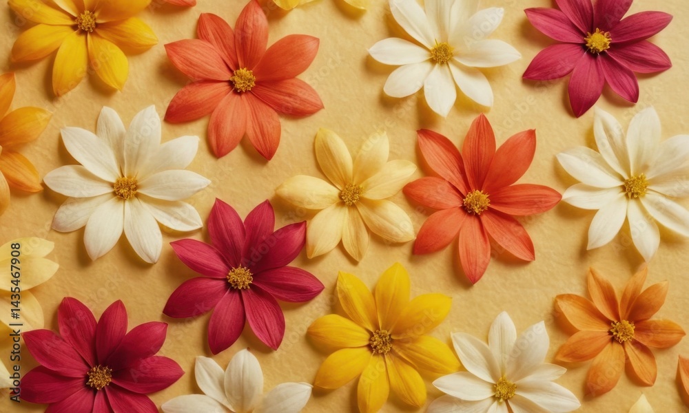 A close-up view of a bouquet of fresh flowers arranged on a table