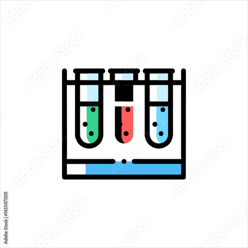 vector illustration of a set of different types of batteries
