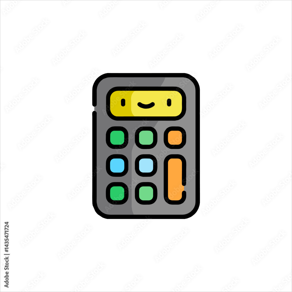 vector calculator icon vector calculator icon