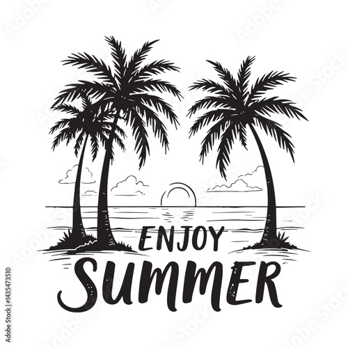 Summer holidays by the sea.