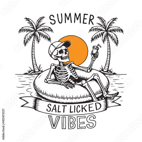 Summer holidays by the sea.