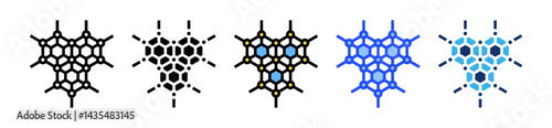 Graphene Icon Collection With Multiple Styles