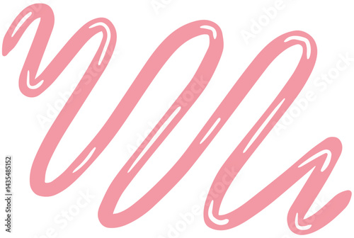Hand-drawn Abstract Random Blob Brush Organic Shape With Lines Inside Element, Icon, Symbol or Graphic Resources