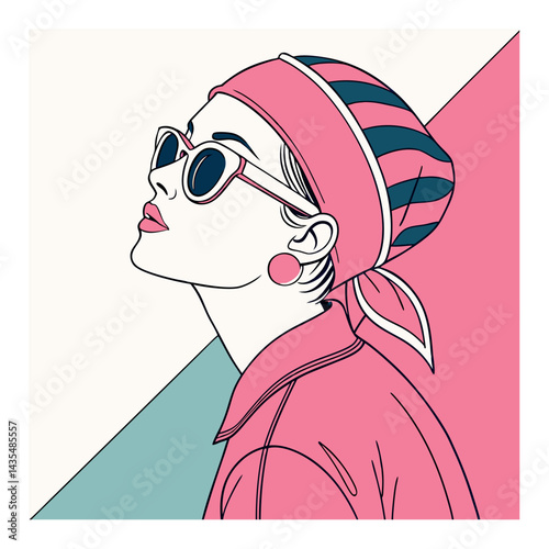 Elegant Woman with Sunglasses