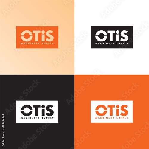 Otis drill brand logo design