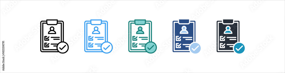 Fototapeta premium Requirement Icon In Different Style Vector