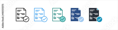 Compliance Icon In Different Style Vector