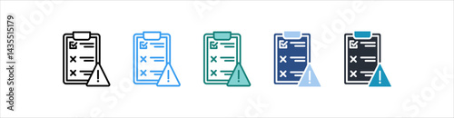 Criteria Icon In Different Style Vector