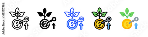Investment Opportunity Icon Collection With Multiple Styles