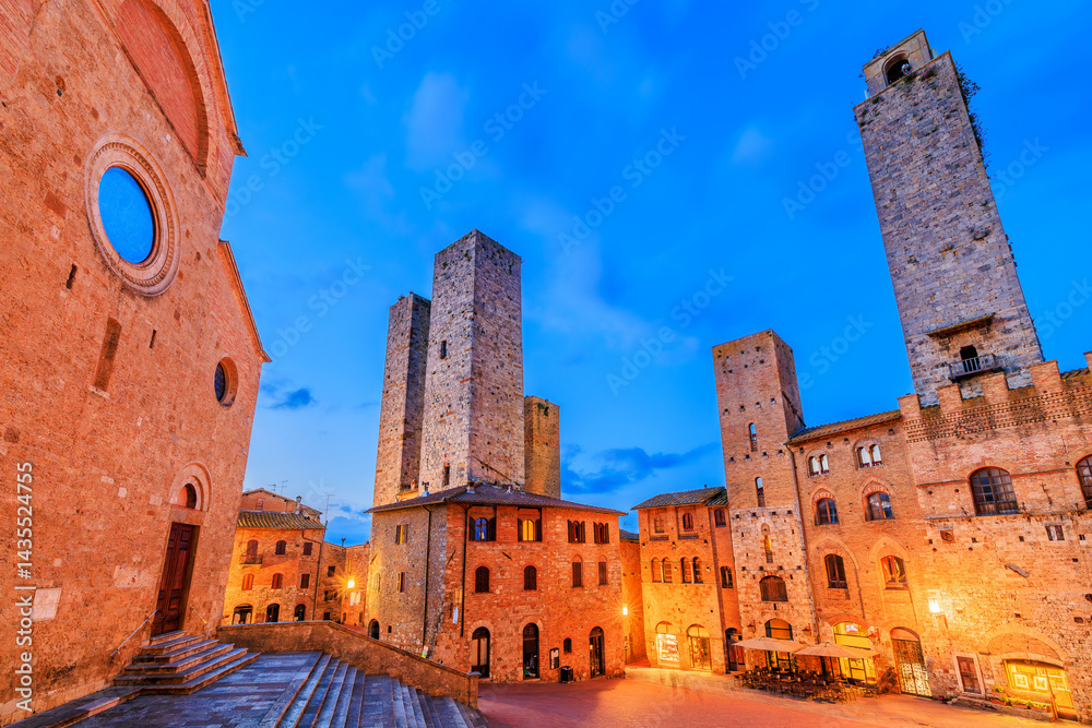 Obraz premium San Gimignano, province of Siena.