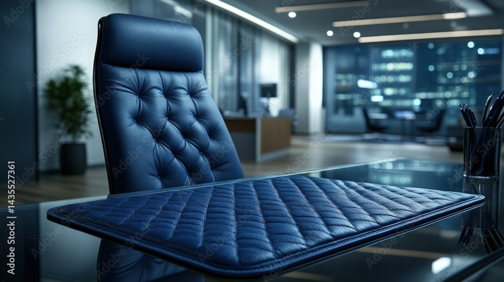 Fototapeta premium Executive Suite Leather desk blotter chair office