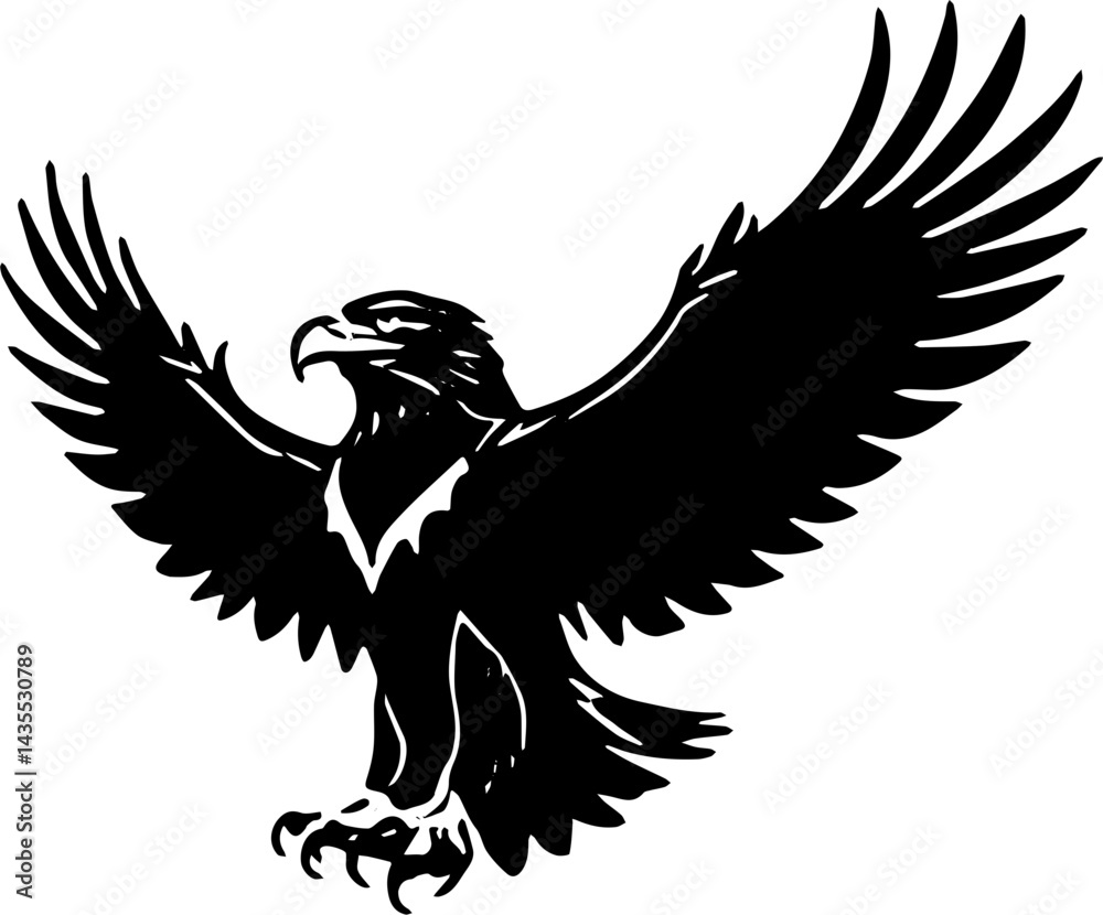 Obraz premium eagle vector illustration