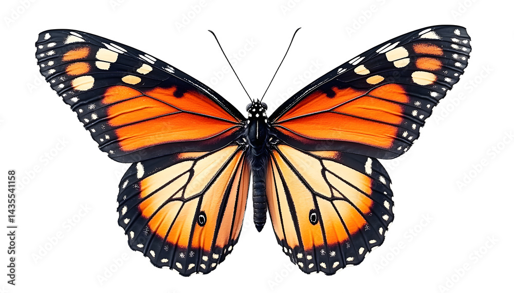 Fototapeta premium butterfly monarch isolated
