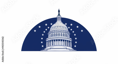 Capitol Building Night Scene