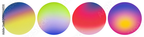 PNG Vibrant gradient circular designs, element set on transparent background Free Download PNG Vibrant gradient circular designs, element set on transparent background - GFXLoad