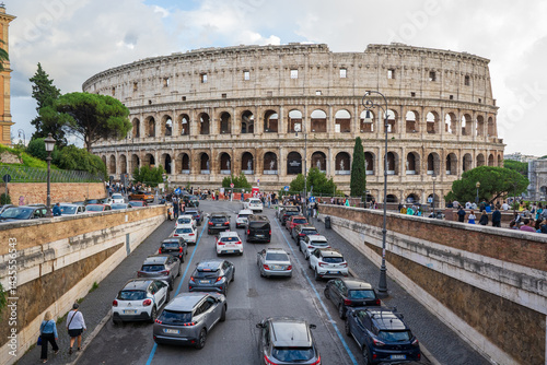 Photography Ancient part of Rome at sunset