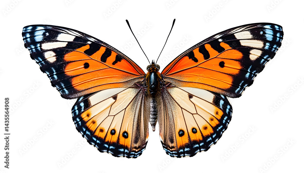 Fototapeta premium butterfly monarch isolated