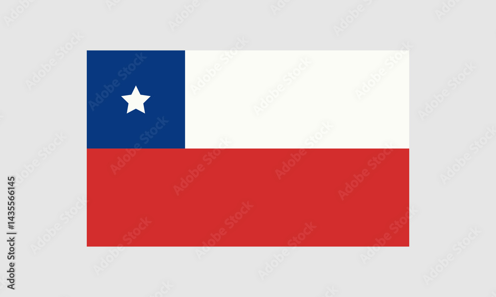 Obraz premium Chile flag