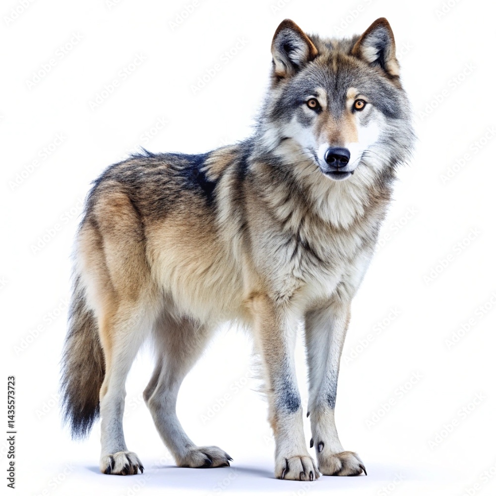 wolf isolated on white background wolf isolated on white background
