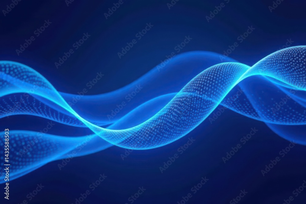 Fluid blue lines form a dynamic wave pattern Perfect for tech or nature themes , nature, teal Fluid blue lines form a dynamic wave pattern Perfect for tech or nature themes , nature, teal