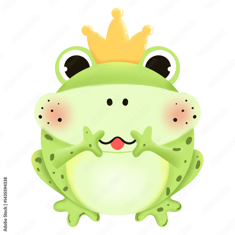 Obraz premium green frog