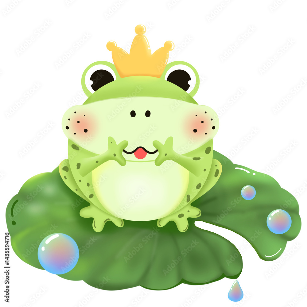 Obraz premium green frog