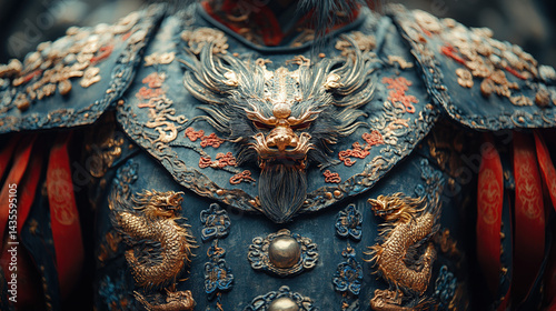 Ornate Armor with Dragons
