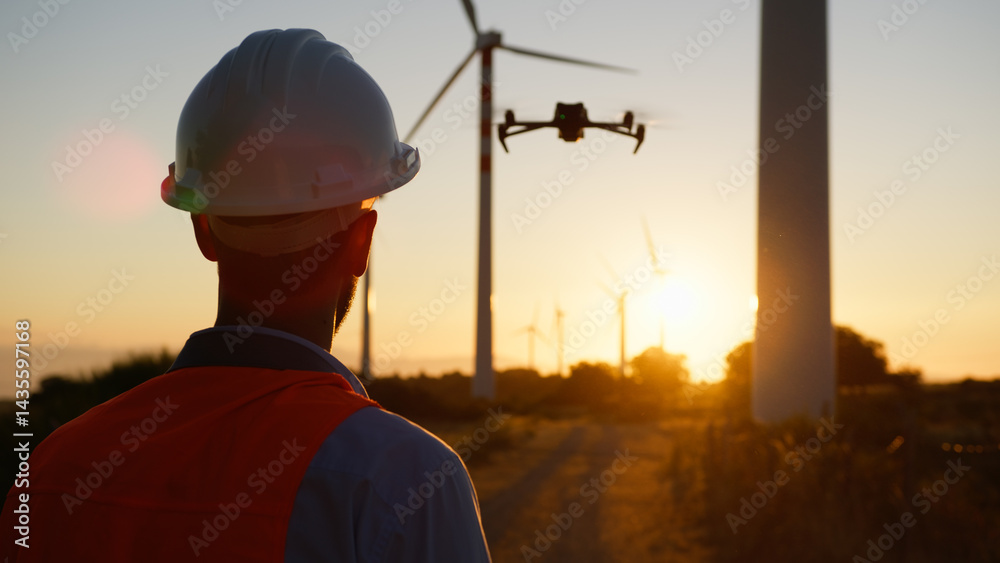 using a drone for wind turbine inspection