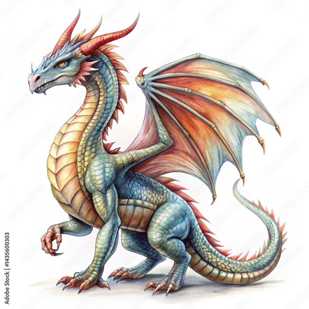 Obraz premium chinese dragon statue