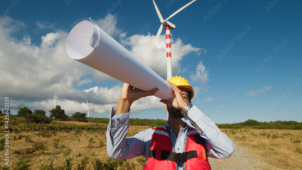 Engineer uses paper as telescope