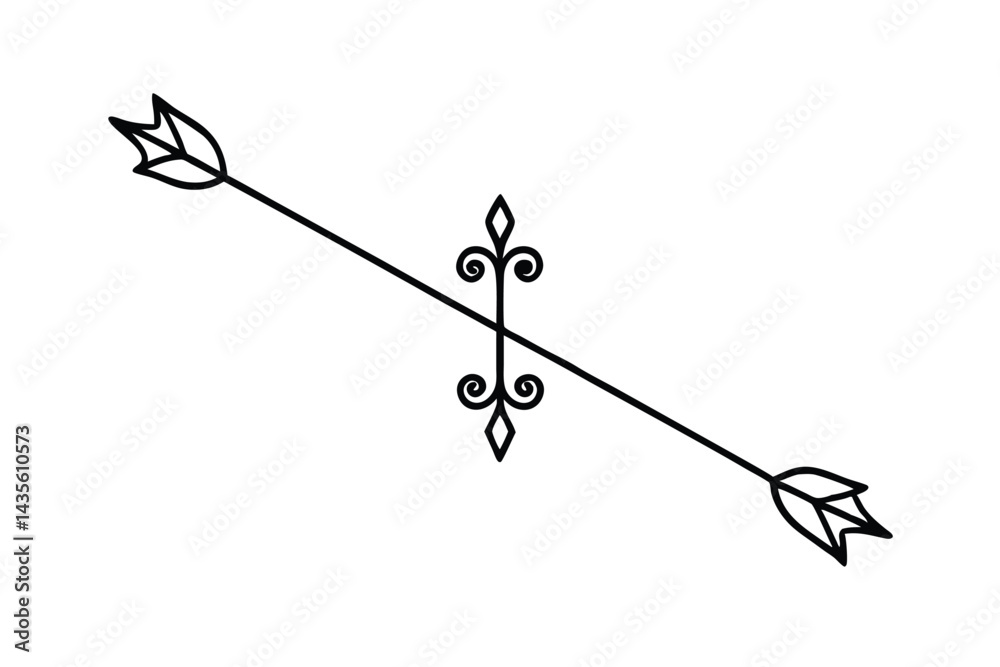 Doodle Arrows Collection Hand Sketch Style Doodle Arrows Collection Hand Sketch Style