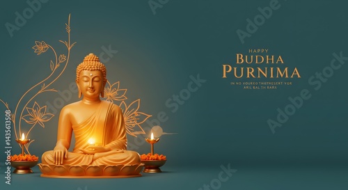Happy Buddha Purnima Celebrating the Enlightenment of Lord Buddha