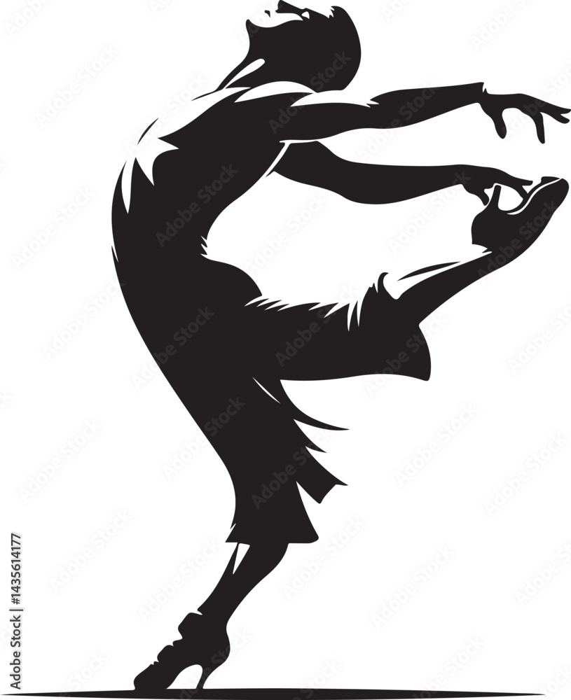 Fototapeta premium Dance illustration