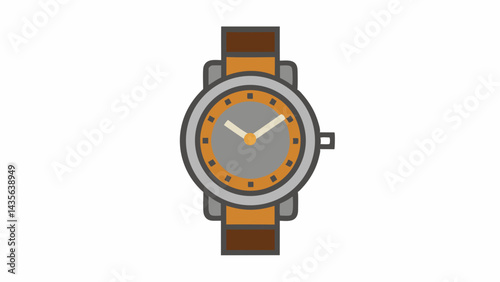 A black wristwatch with a silver face shows how time, in each minute and hour, relates to business and luxury, reminding us that time is money