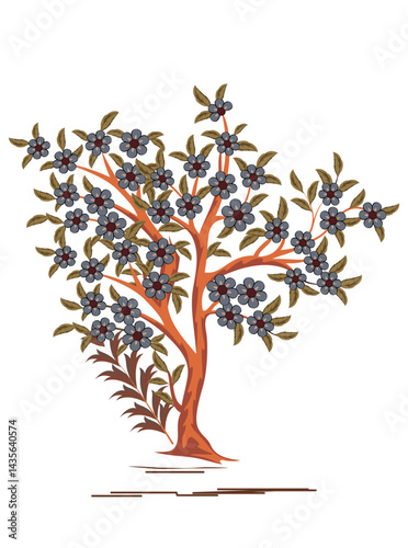 Floral Motif, illustration vector art